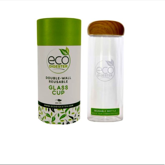 ecodigester Other - Double wall eco glass cup